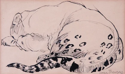 Boceto, leopardo, zoológico de Londres 2005