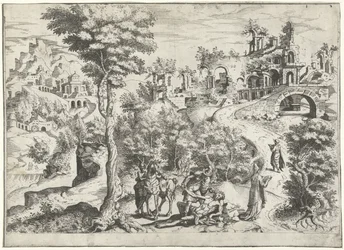 Paisaje con el Buen Samaritano