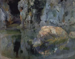 El roc del estanque
