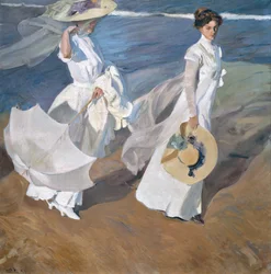 Paseo por la orilla del mar