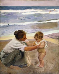 A la orilla del mar, 1908