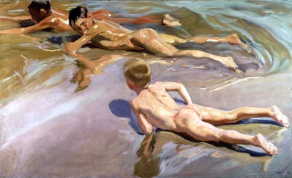 Niños en la playa