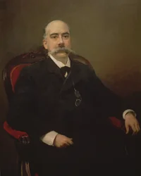 Retrato de Emilio Castelar y Ripoll, estadista, orador y escritor español