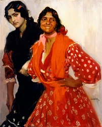 Dos gitanas, 1913