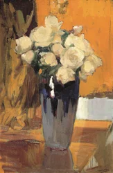 Rosas blancas de mi jardín, 1920