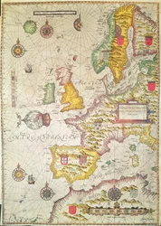 Una carta general y descripción de las costas marítimas de Europa y la navegación contenida en este libro