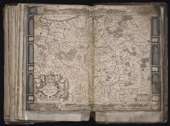 Mapa de Nova Poloniae delineation, c. 1629-1630