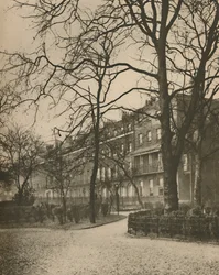 Plaza Brunswick: Parte de la tierra de casas de huéspedes de Bloomsbury, c. 1935