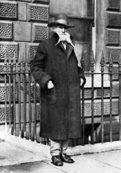 Viejo Odell, del famoso Savage Club, Adelphi Terrace, Londres, 1926-1927