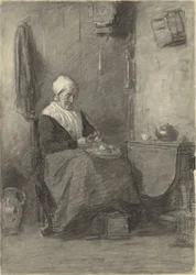 Campesina en el interior