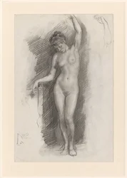 Desnudo femenino de pie