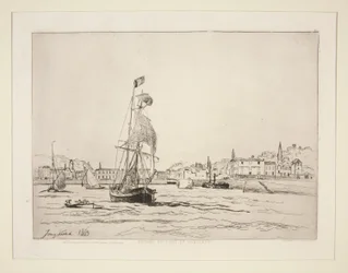 Entrada al Puerto de Honfleur