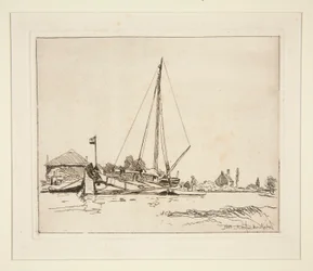 La Barque amarr?e (El barco amarrado)
