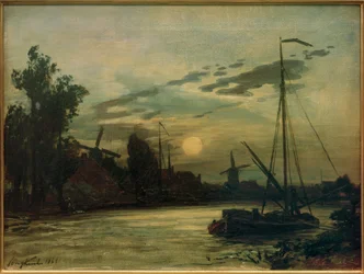 Paisaje al atardecer