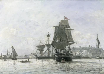 Grandes barcos de vela en Honfleur