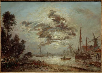 Luz de luna sobre Dordrecht