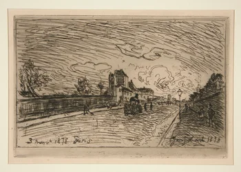 Salida de la Casa Cochin (Faubourg Saint-Jacques)