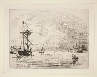 Salida del Puerto de Honfleur