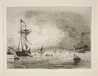 Salida del Puerto de Honfleur