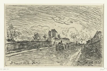 Salida del Hospital Cochin (Faubourg Saint-Jacques, París)