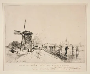Vista de la Ciudad de Maaslins (Holanda)