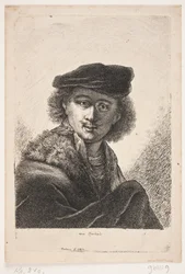 Rembrandt, retrato de busto