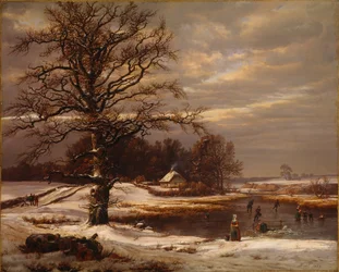 Paisaje invernal danés