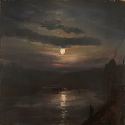 Luz de luna sobre el Elba