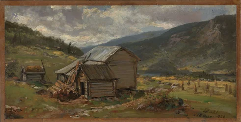 Vista de Hjelle en Valdres