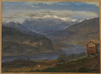 Vista de Hjelle en Valdres