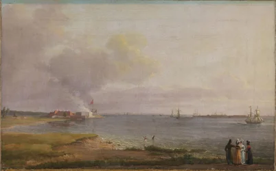 Vista de Øresund cerca de la calera