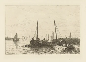 Vista del Zuiderzee cerca de Spakenburg