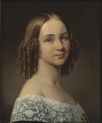 Retrato de la soprano Jenny Lind (1820-1887)