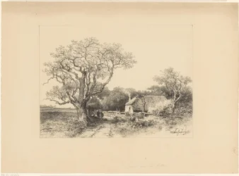 Paisaje con granja