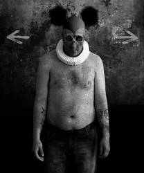 La muerte de un payaso (serie), 2014 (arte fotográfico arte digital)