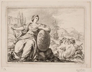 Viñeta para P. H. Mallet: Historia de Dinamarca I, 1758