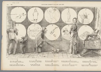 Gabinete de espectadores para el año 1875 (título sobre objeto)