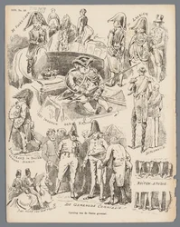 Caricatura sobre la apertura de los Estados Generales, 1870 Apertura de los Estados Generales (título sobre objeto)