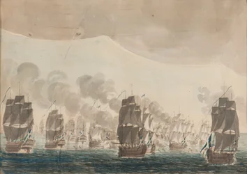 La batalla naval de Öland el 26 de julio de 1789