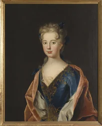 Princesa Ana Leszczynska - Retrato de la princesa Ana Leszczynska (1699-1717), por Starbus, Johan (1679-1724). Óleo sobre lienzo