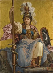 Minerva (óleo sobre lienzo)