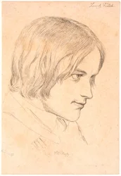 Retrato del pintor Lorenz Frølich (1820-1908)