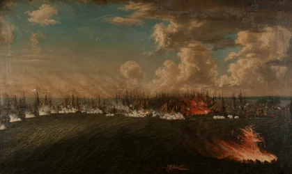 La Batalla de la Bahía de Vyborg el 3 de julio de 1790