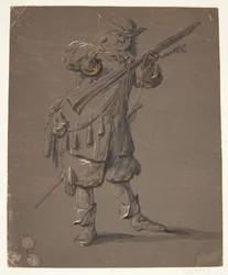Soldado con rifle