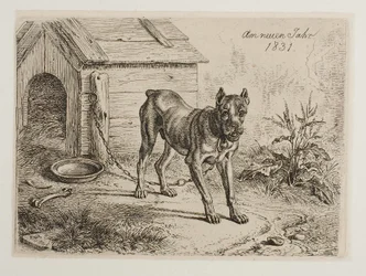 El día de Año Nuevo de 1831. Dog