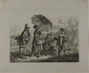Los artistas en su viaje