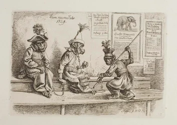 Para el Año Nuevo de 1829. Monos