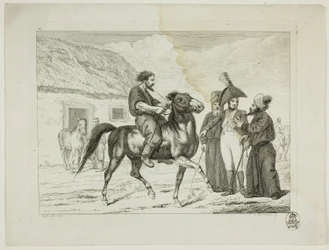 Escuela de equitación y caballos
