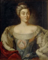 Retrato de la princesa Alexandra Kurakina, de soltera Panina
