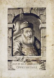 Retrato de David Oppenheim 1664-1736, rabino jefe de Praga